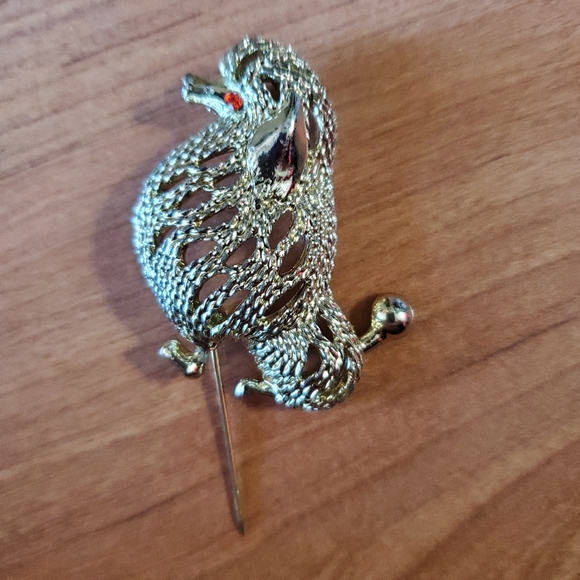 🎃Halloween🎃Red Taffeta Poodle Skirt Inc. Sweater & sara cov poodle brooch - Picture 14 of 16